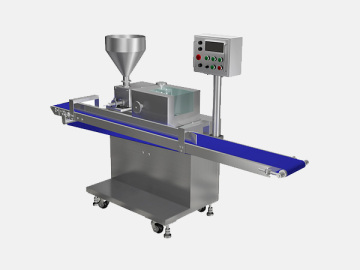 Automatic sprinkle sesame seed machine