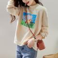 autumn Japanese and Korean fake two sweatshirts