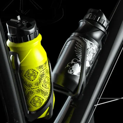 Cycling Water Bottle Portable Outdoor Bicycle Drink Bottle Sports Mountain Road Bike Fitness Kettle Water Bottle