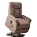 Velvet Fabric Elderly Electric Single Lift Chair