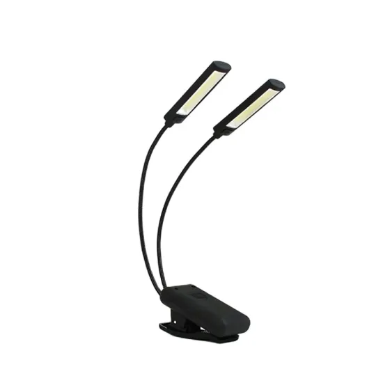 Portable Battery Operated COB LED Clip Reading Light: Compact and Flexible Illumination Solution