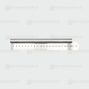 Tungsten alloy rod for golf clubs