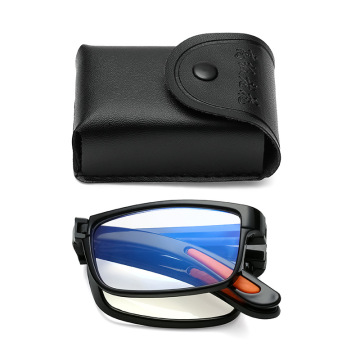 Wholesale Cheap Slim Frame Lightweight Anti Blue Light Foldable Reading Glasses