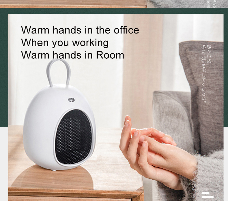 Electric office mini fan heater