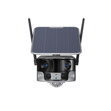 4G CCTV كاميرا في الهواء الطلق مع لوحة الطاقة الشمسية