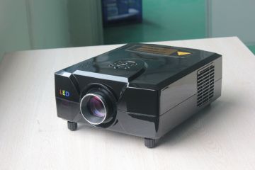 Led + Lcd Pico Mini Projector 100 Inch 2500 Lumens Support 720p 1080p
