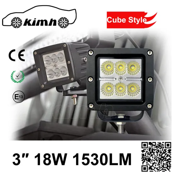 best selling auto parts cube style 18W led flood light vehicle