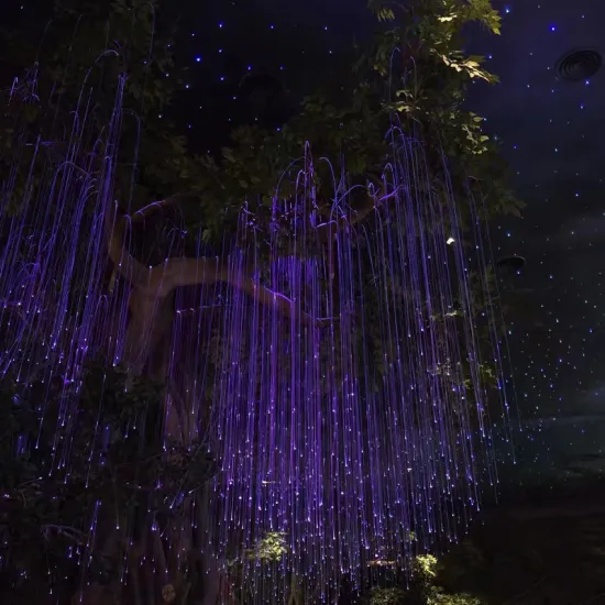 50W App-Control RGBW Twinkle Fiber Optic Light Engine with PMMA Fiber Optic