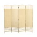 Folding Screen Wood Room Divider Customized handwoven paper folding screen room divider Factory
