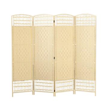 Customized handwoven paper folding screen room divider