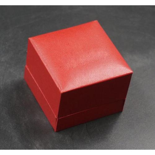 Wholesale red leather jewelry ring box