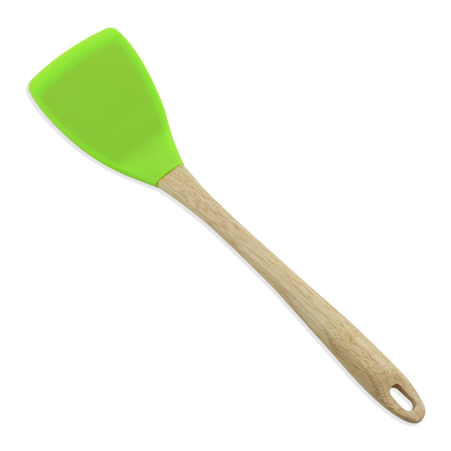 7pcs silicone utensils with wood handle