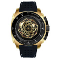 Big watch dial Masculine Watch with Octagonal hands