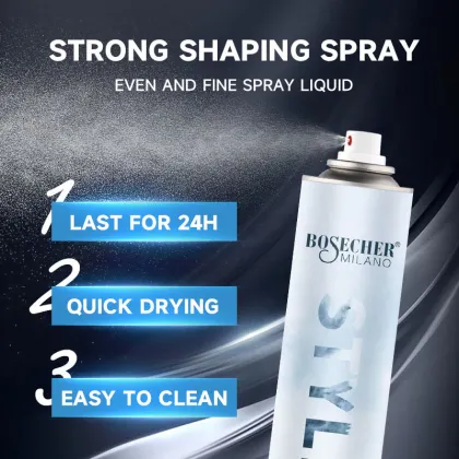 BOSECHER OEM: Manufacturer of Barber Styling Products, Natural Hair Spray & Strong Hold Hair Spray