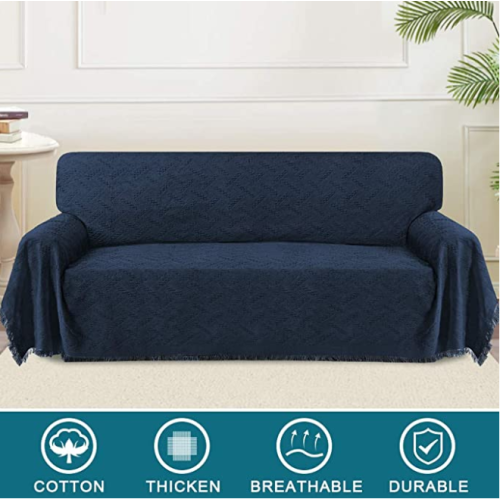 Geometric Weaving Cotton Sofa Towel