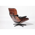 chaise longue Eames en bois de rose / palissandre