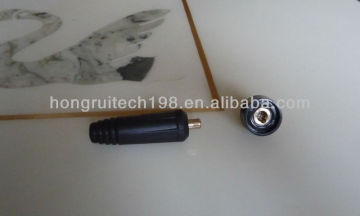 European style welding cable connector (fast joint)