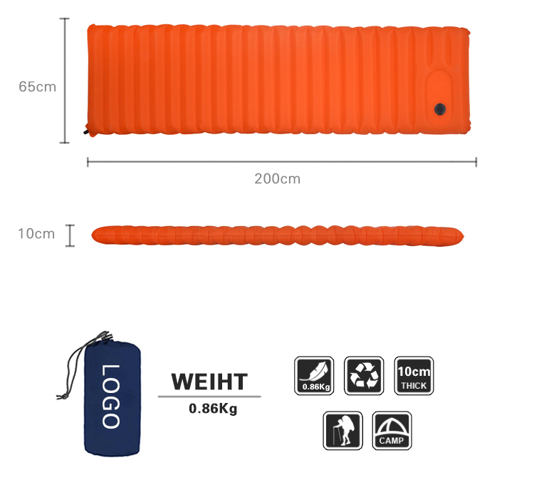 Single Inflatable Sleeping Pad