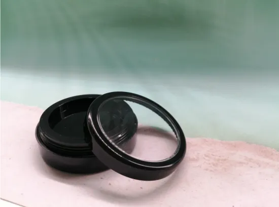 Black PP Blush Cream Container