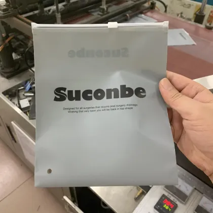 Custom Matte Frosted Plastic Swimwear Zip Lock Bag