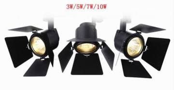 3w 5w 7w 10w Black LED Track Lighting