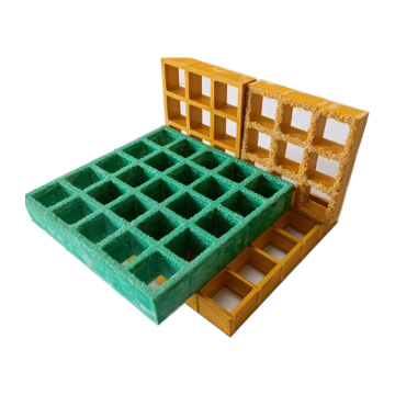 Plastic FRP Grating Walkway 1x4m 38*38*38mm for Chemical Industry
