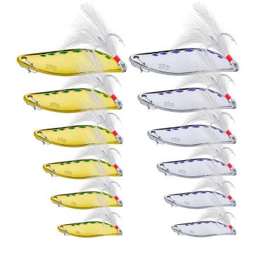 Zinc Alloy Metal Jig Bait Trolling Lures for Trout Fishing