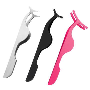 Private Label Stainless Steel Colored Eyelash Tweezer Wholesale