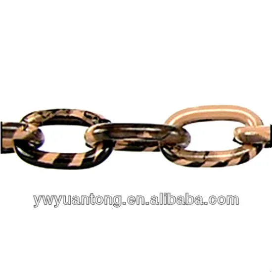 fashion painted color jewelry chain