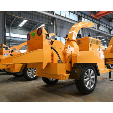 Mobile Diesel Wood Pallet Shredder Chipper Machine for Waste Tree Branches