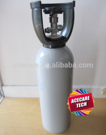 4L, 15mpa high pressure aluminum alloy cylinder, aluminum cylinder,nitrogen cylinder
