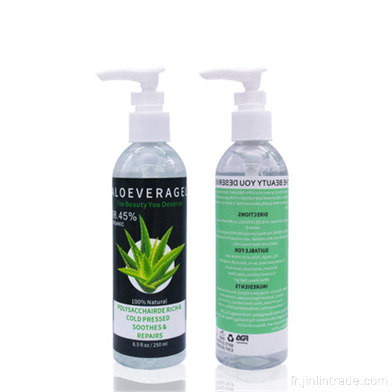 Gel d&#39;aloe vera pur 100% naturel pour le visage