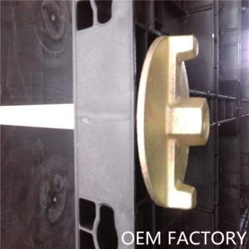Cost saving reusable fast workplastic construction formwork