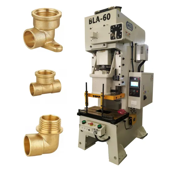 Automatic Hex Nut Hot Forging and Pneumatic Stamping Machine for Brass Compression PEX Pipe Tee Manufacturing