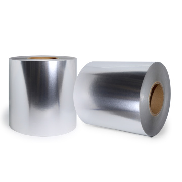 Metalizowany Bopp Chrome Blossowy PP Silver