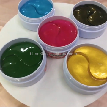 Maschera per occhi dorate 24k per occhiali scuri e gonfiore