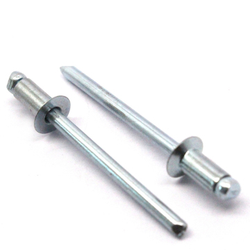 Open end countersunk head wrought iron blind rivet