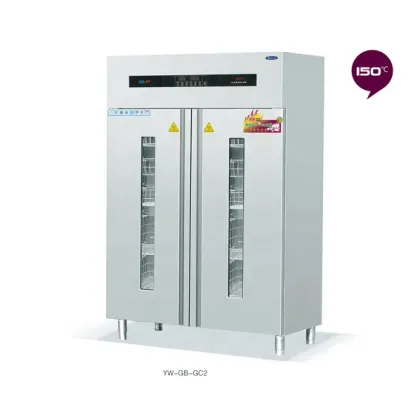 Double Door Commercial Kitchen Tableware Disinfection Cabinet - Ozone Dish Disinfection Cabinet