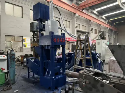 Aluminum Clippings Loose Metals Briquette Making Machine