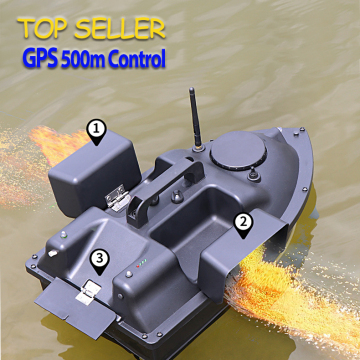 Toplure 500m GPS Auto -Fischerboot für Süßwasserseen und Flüsse