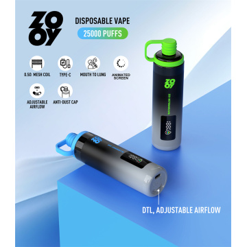 ZOOY Shisha Vape 25K Puffs Ready To Ship