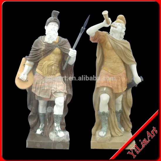Garden Stone Roman Legionary Soldier Statue Carving