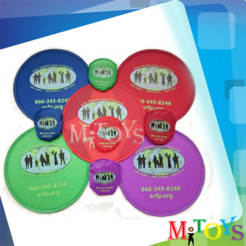 MITOY 2014 New Promotional Foldable Nylon Cloth Frisbee