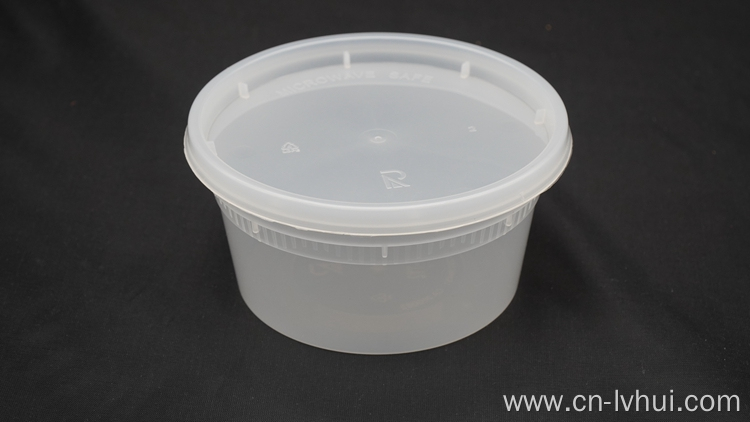 12oz disposable packaged soup cup