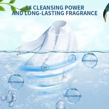 High Efficiency Laundry Pods - Fragrant Beads Gel Detergent Pods for Clothes