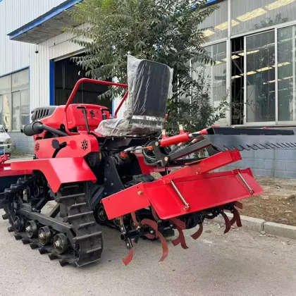 Mini Crawler Rotary Tiller for Agricultural Multifunctional Machinery