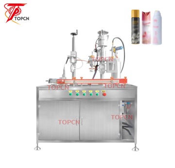 مصنع PU Foam 3-in-1 مزيل العرق رذاذ الرش الطلاء شبه التلقائي آلة ملء الهباء الجوي