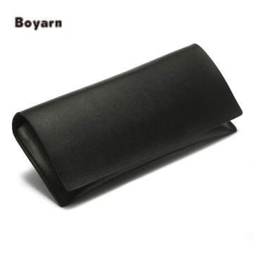 Boyarn Moda Yumuşak Çanta Seti: Güneş Gözlüğü Kılıfı, PU Deri Gözlük Kılıfı, Optik Gözlük Kılıfı, Logo Özel Tonları
