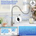 Pull Down Kitchen Faucet Touchless Modern Single Handle Pull Down Sprayer Spring Supplier