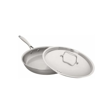 Environmentally friendly healthy stainless steel frying pan